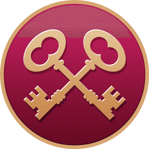 Symbole des Cles croisees